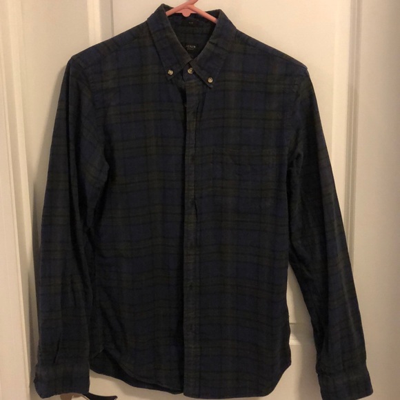 Slim Small J crew plaid shirt LIKE NEW - Picture 1 of 3